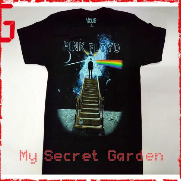 Pink Floyd - Stairway To The Moon Official T Shirt ( Men M, L ) ***READY TO SHIP from Hong Kong***